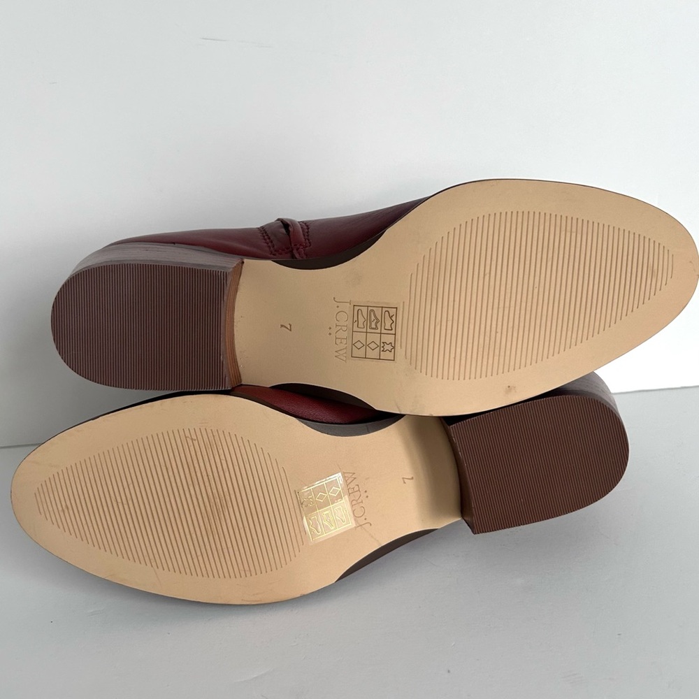 J. Crew Factory Ankle Boots. Brown. Size: 7 - Picture 10 of 13